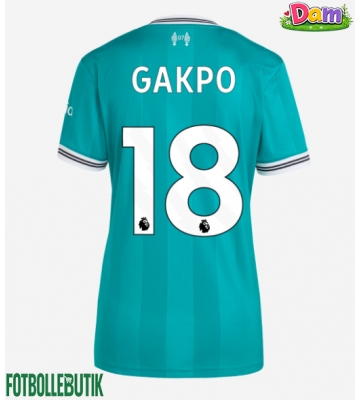 Liverpool Cody Gakpo #18 Tredje Tröja Kvinnor 2025-26 Kortärmad